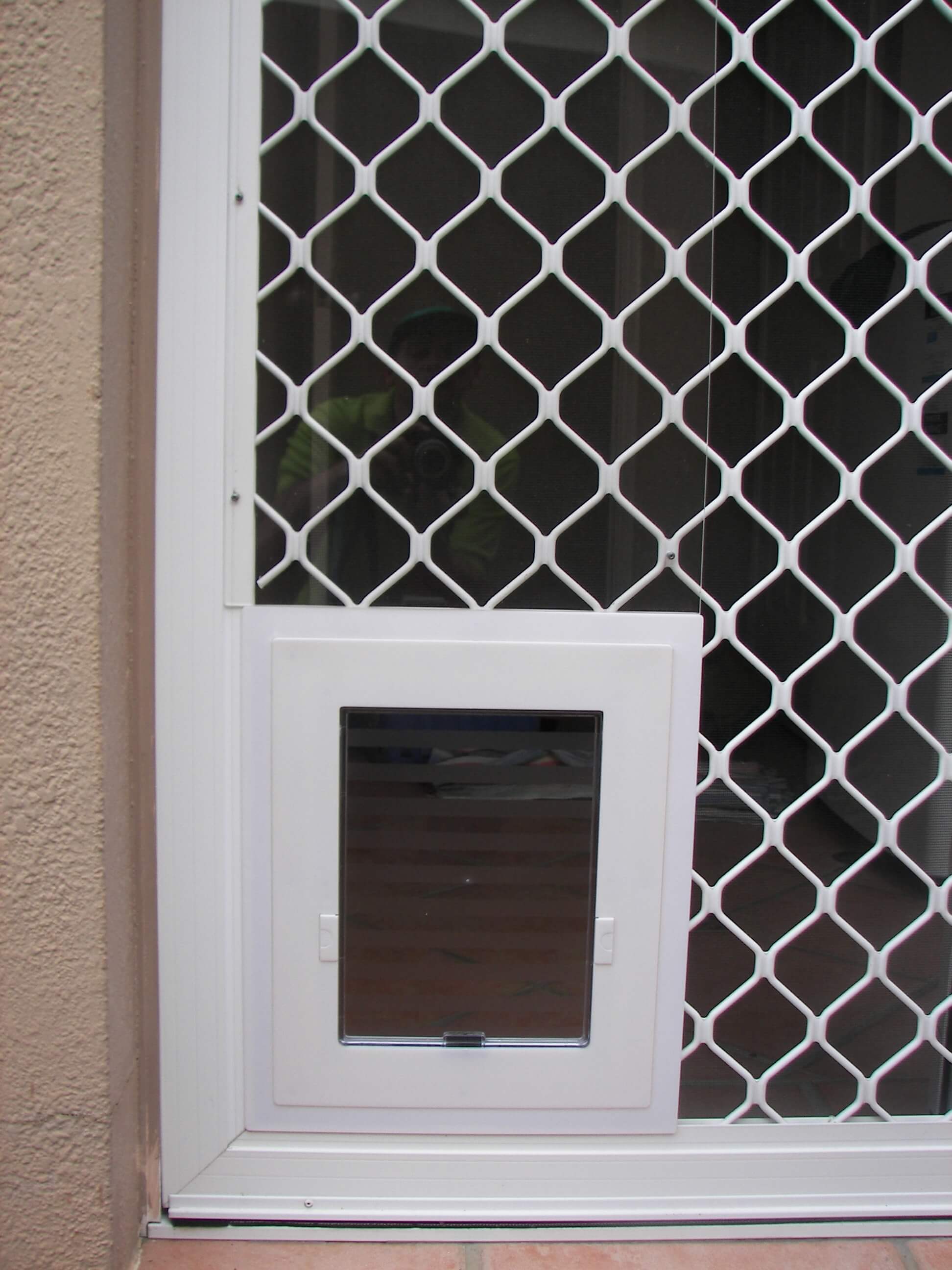 Screen Door With Pet Flap